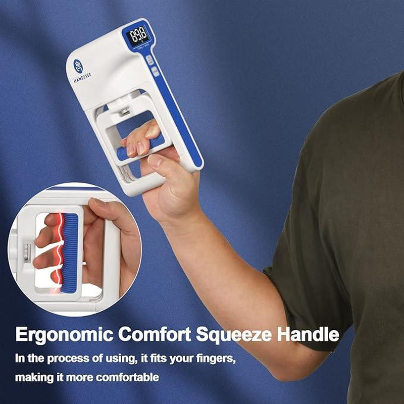 Dealsforyoudays, Handexer Digital Hand Dynamometer, Hand Grip Strength Tester 265Lb/120Kg,Girp Strengthener, FDA Registered with Backlit LCD for Grip Strength Testing and Training, Fitness Essentials, Grip Trainer, Crush the Competition