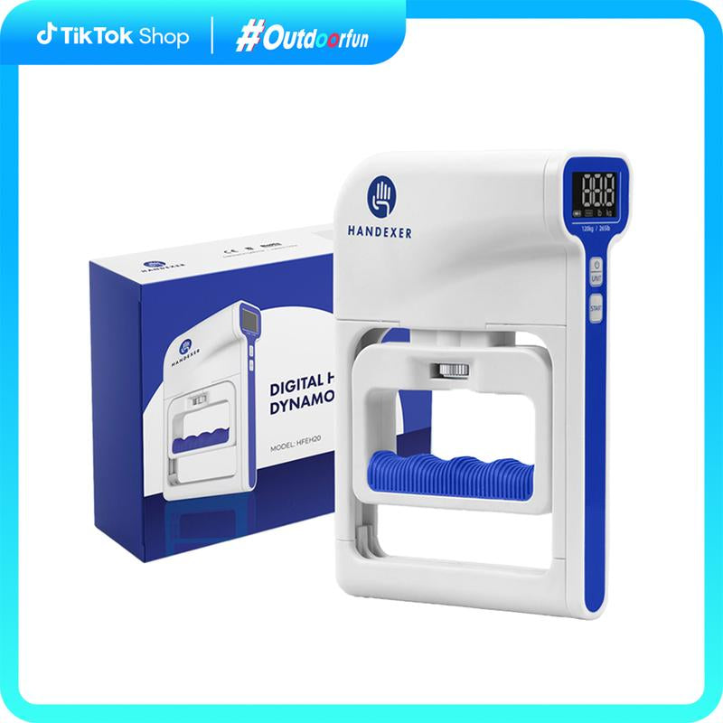 Dealsforyoudays, Handexer Digital Hand Dynamometer, Hand Grip Strength Tester 265Lb/120Kg,Girp Strengthener, FDA Registered with Backlit LCD for Grip Strength Testing and Training, Fitness Essentials, Grip Trainer, Crush the Competition